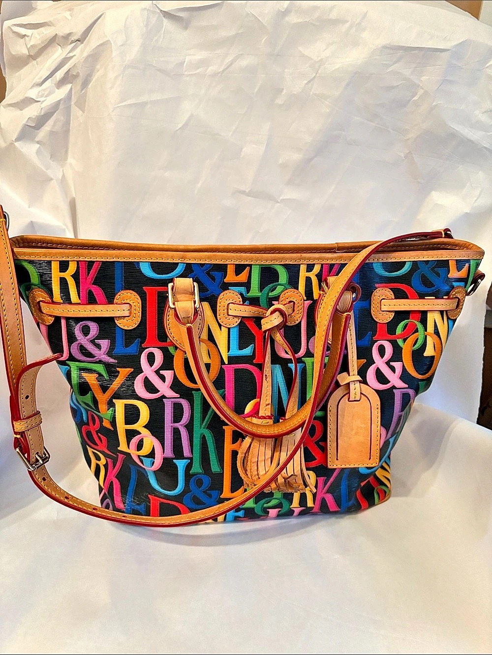 Dooney & Bourke Multicolor Print Tote Bag